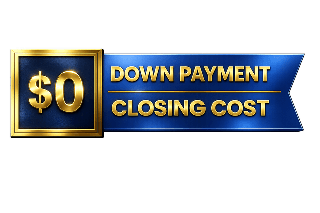 Down Payment & Closing Cost $0